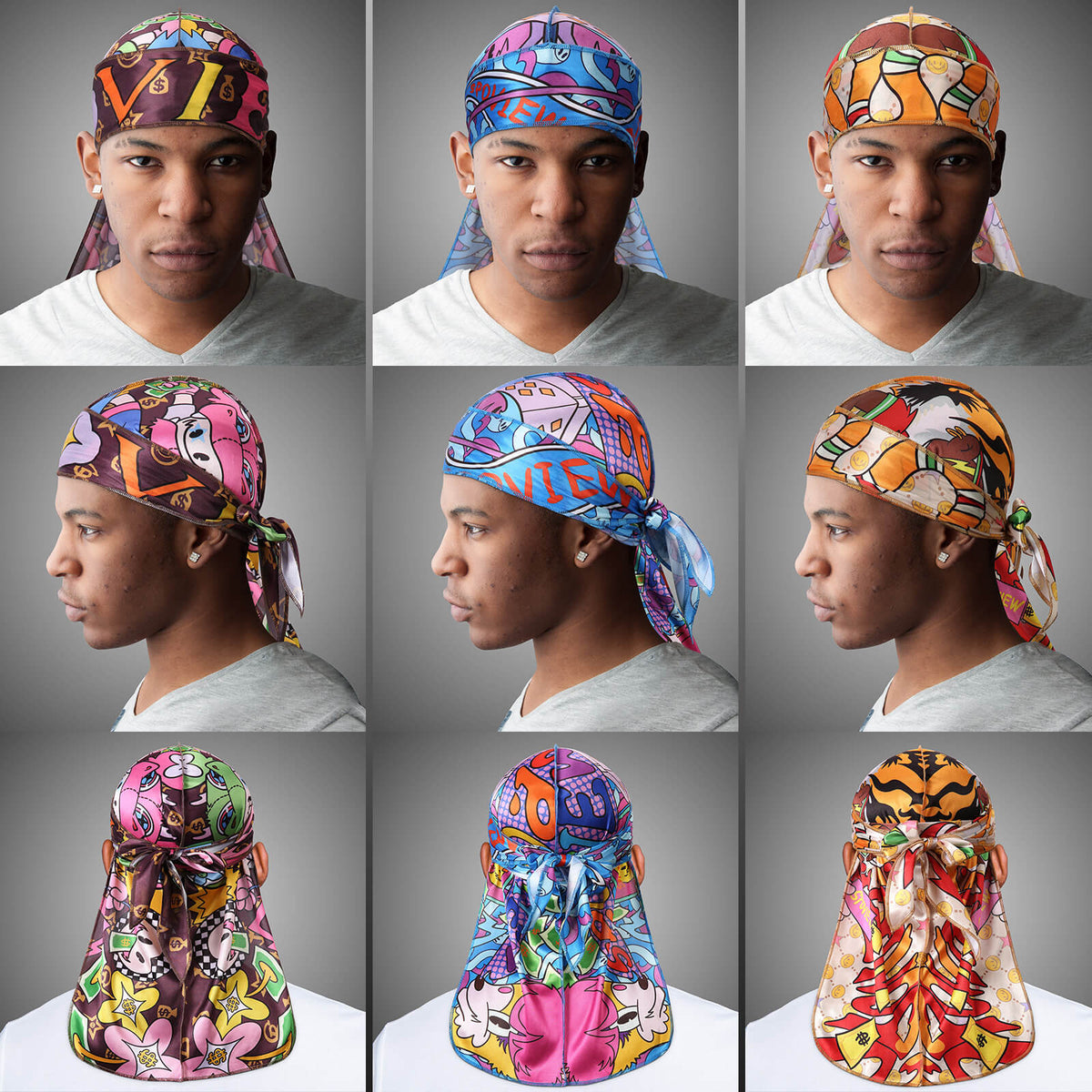 360 Waves: The Most Stylish Designer Durags for Silky Waves - Louis Vuitton  Inspired 