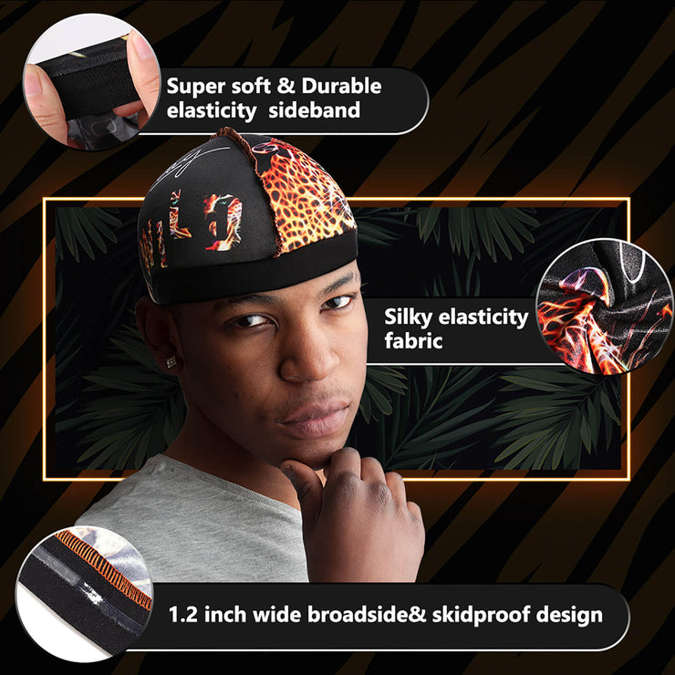 Premium silky designer durag & wave cap (Multi Colors)with long tail for  360 wave – SPOVIEW